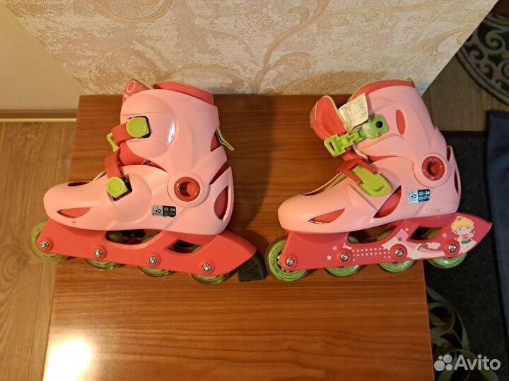 Роликовые коньки детские раздвижные