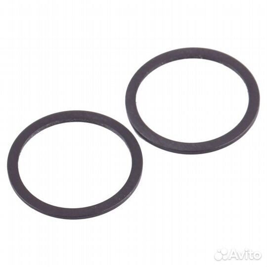 Ободок под камеру для iPhone 12, 12 Mini 2 шт чёрн