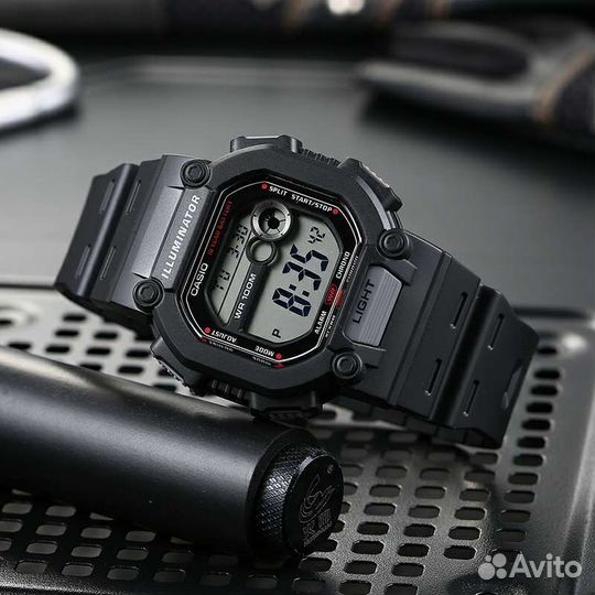 Наручные часы Casio W-737H-1A с гарантией