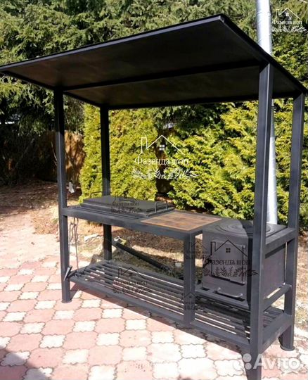 Мангал угловой