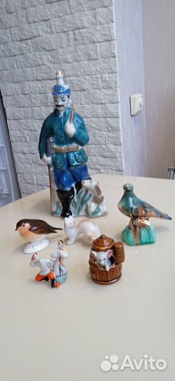 Штоф и фигуки фарфор СССР, Германия