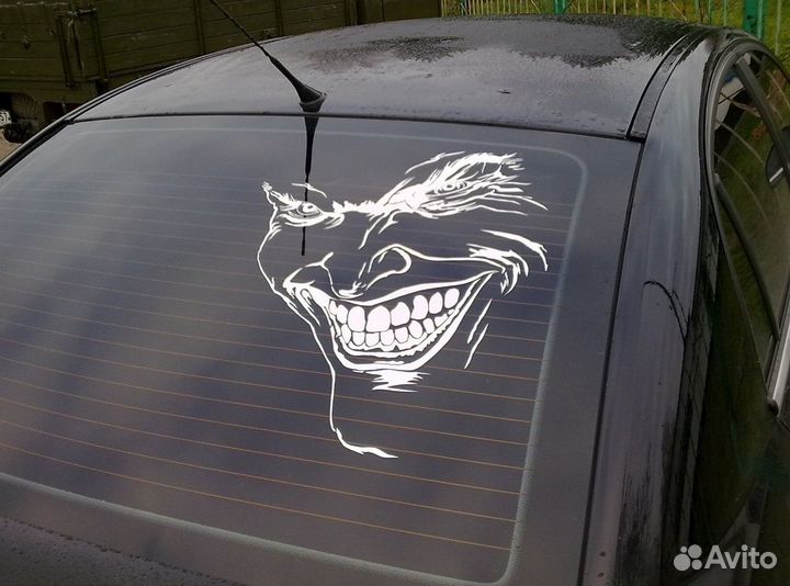 Наклейки на авто, реклама на авто