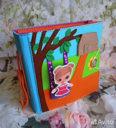 Книга ручной работы из фетра 