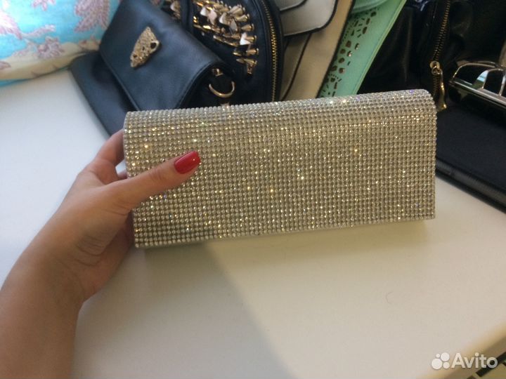 Клатч в стразах