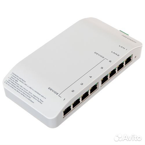 8-портовый управляемый PoE-коммутатор DS-KAD606-P