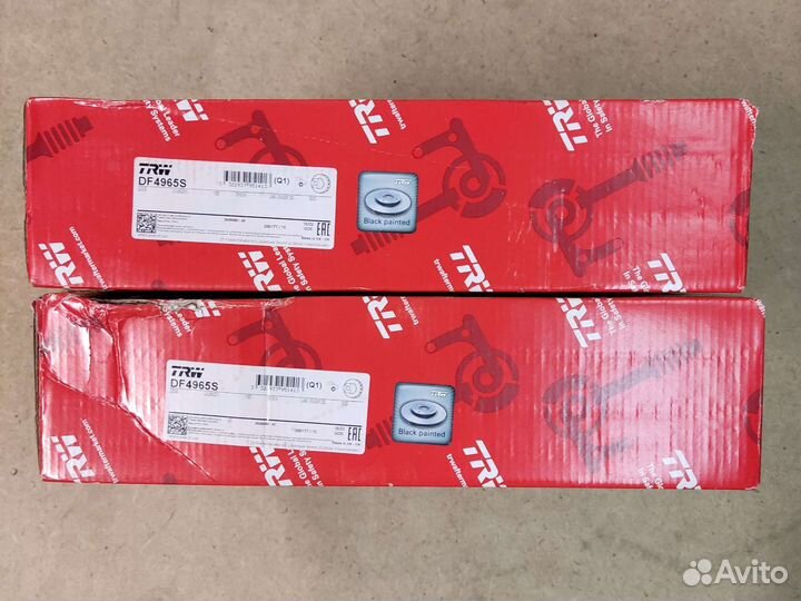 Диски тормозные задние 2шт land cruiser 200, LX570