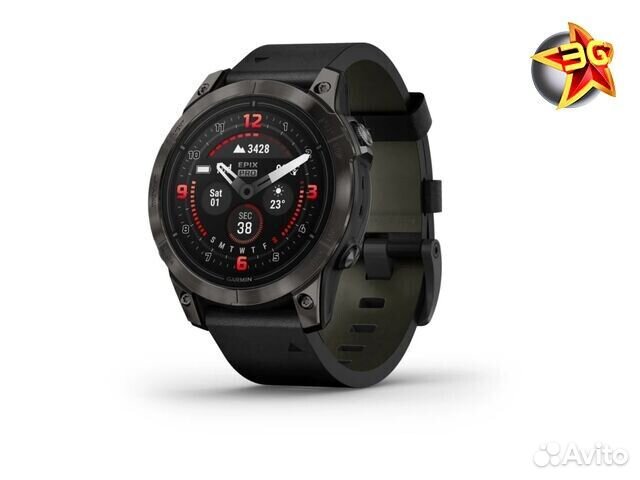 Часы Garmin epix Pro (Gen 2) Sapphire 47 mm Carbon