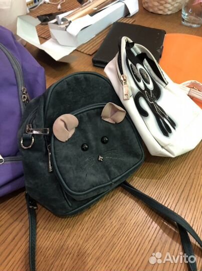 Рюкзак Германия замша, детский, новый