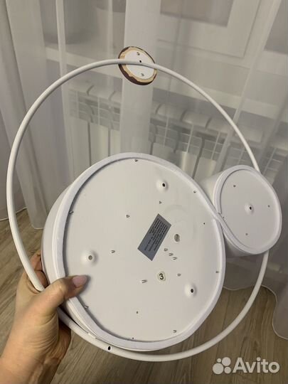 Люстра потолочная светодиодная круглая с пультом