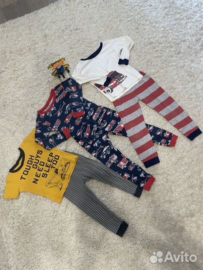 Пижамы Carters, 2t и 4t