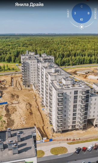 1-к. квартира, 42 м², 4/9 эт.