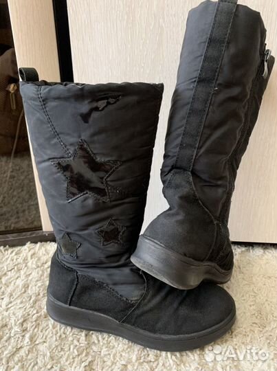 Сапоги зимние девочке 34