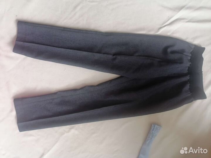 Брюки школьные для девочки на резинке