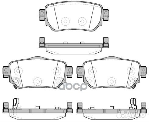 Колодки торм.дисковые Nis Qashqai (13) 2158202