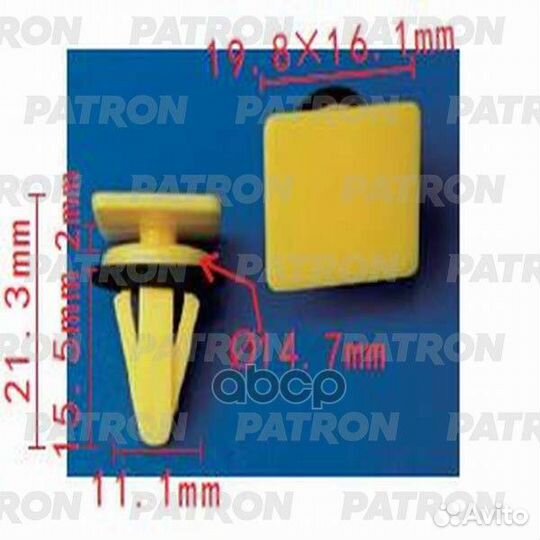 Клипса пластмассовая Hyundai,Kia применяемость: