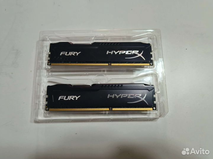 Оперативная память DDR3 16Гб 1600мгц HyperX Fury