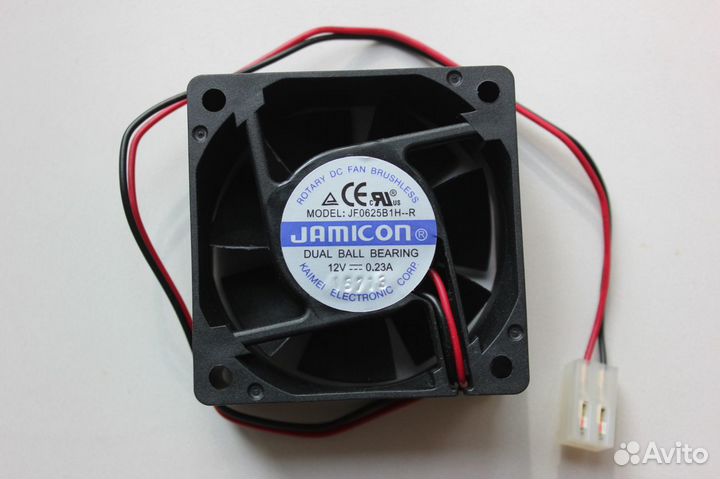 Кулер 60x60x25mm 2pin