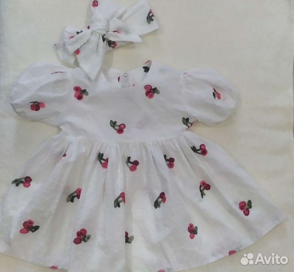 Летнее платье 74-80