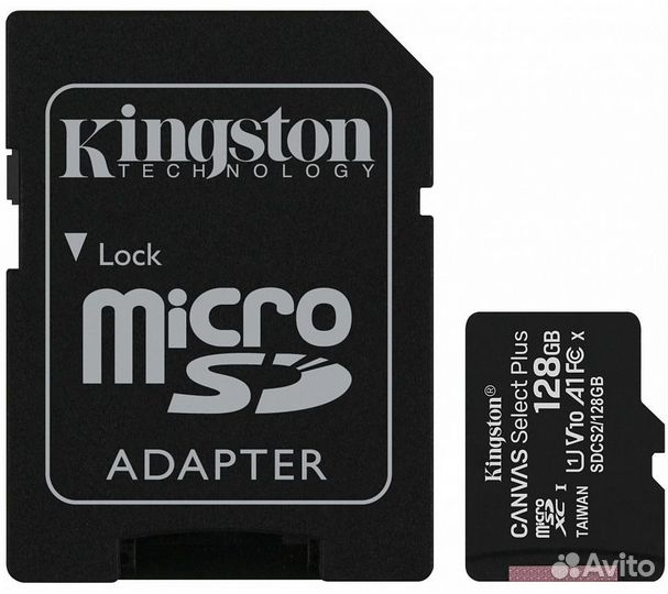 Карта памяти Kingston sdxc Canvas Select Plus Clas