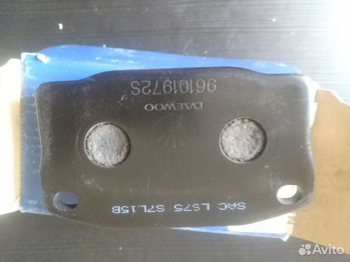 Колодки тормозные передние daewoo nexia n100