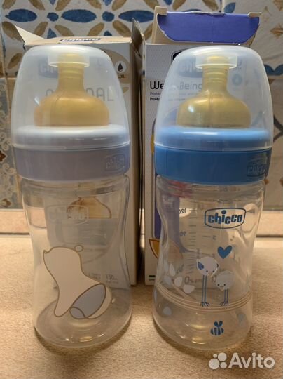 Бутылочки для кормления chicco