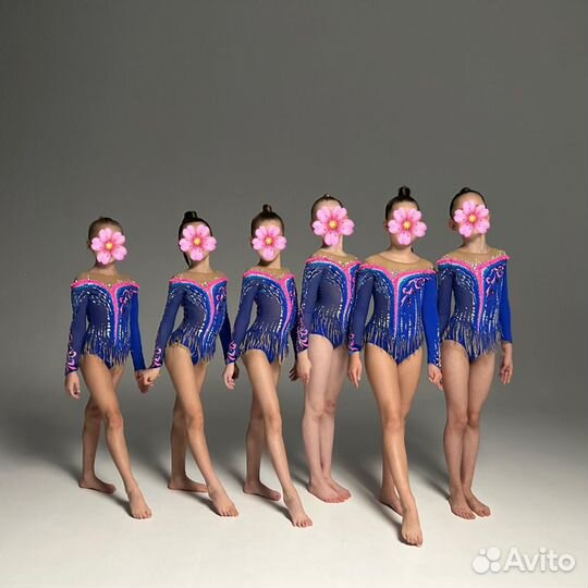 Групповые купальники для гимнастики 10шт