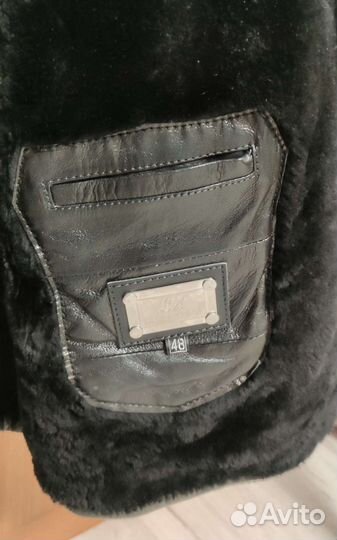Дубленка мужская кожаная на меху