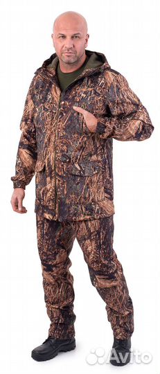 Костюм для охоты Свелл цвет камыш демисезон
