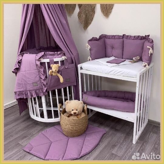 Бортики в детскую кроватку новые