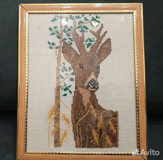 Картина вышитая крестом