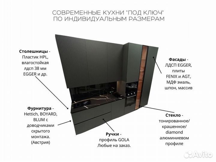 Кухонный гарнитур Гарда на заказ