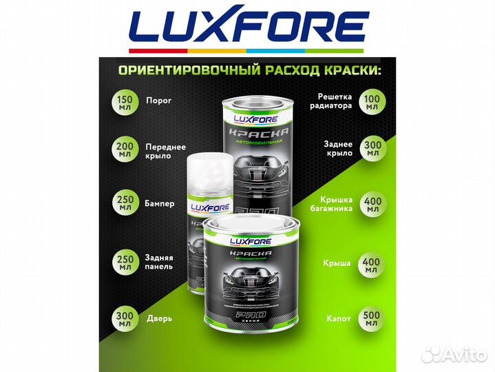 Краска Luxfore 1,5л. (Hyundai S5W Ruby Wine)