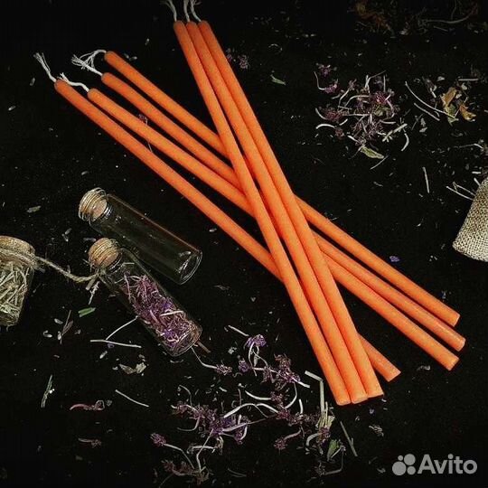 Цветные восковые свечи