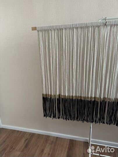 Дизайнерская штора/панно макраме
