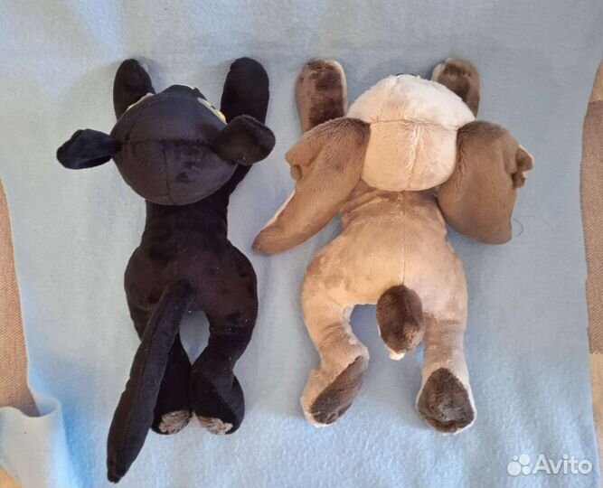 Мягкая игрушка кролик и пантера