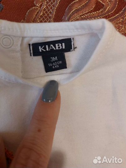 Новая футболка kiabi 62р
