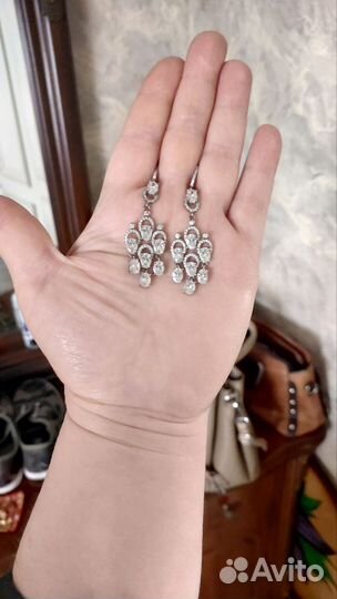 Серьги серебро