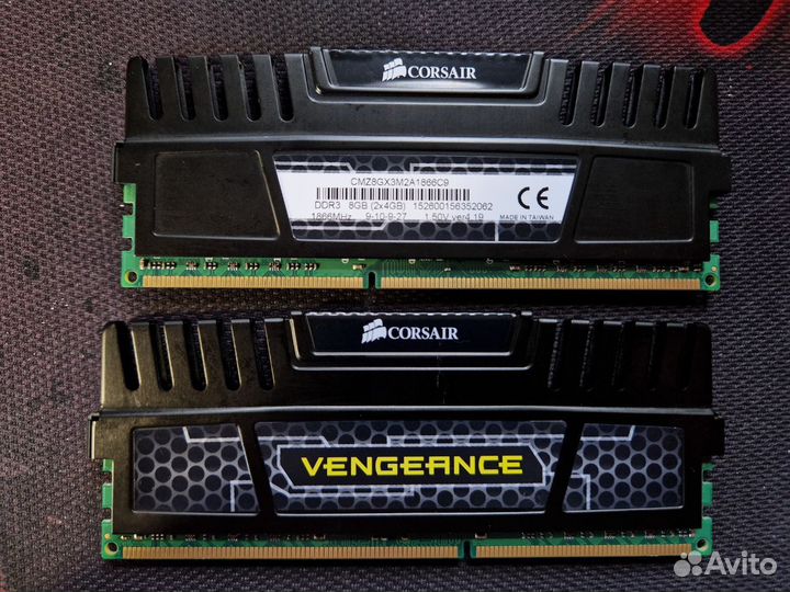 Модули DDR3 по 4GB