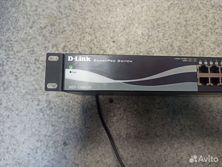 Управляемый коммутатор D-link DGS-1500-20