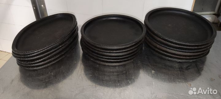 Сковороды чугунные порционные для подачи