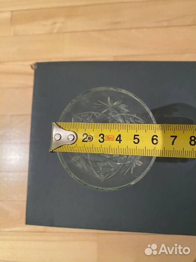 Стаканы хрустальные 2шт. Винтаж СССР цена за оба