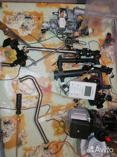 Запчасти котёл газовый навьен айс, делюкс 24к,40к