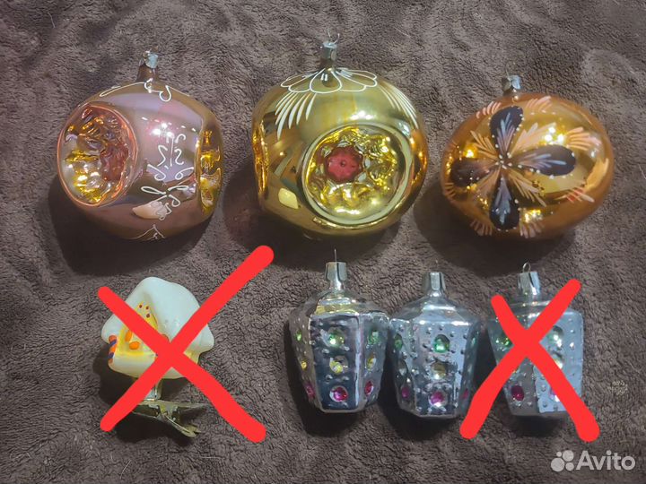 Елочные игрушки СССР