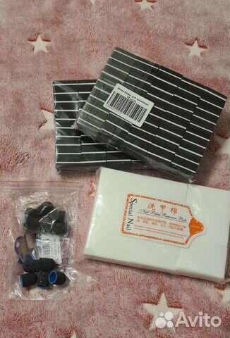 Бафы, салфетки и колпачки для педикюра