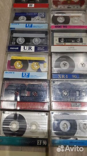 Аудио кассеты лотом 20шт