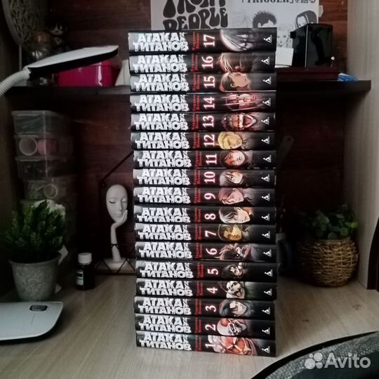 Комплект Манга атака титанов комикс