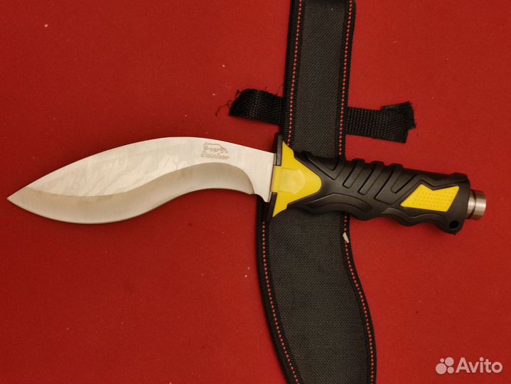 Нож, Кукри, сталь 440, HRC58, ножны, новый