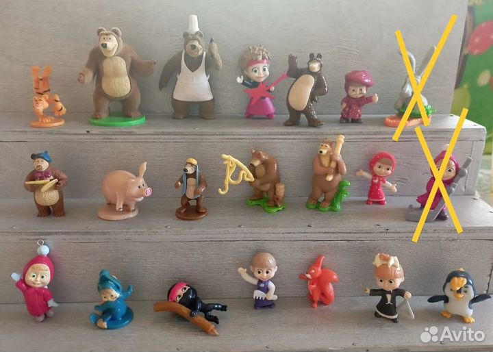 Киндер игрушки набором