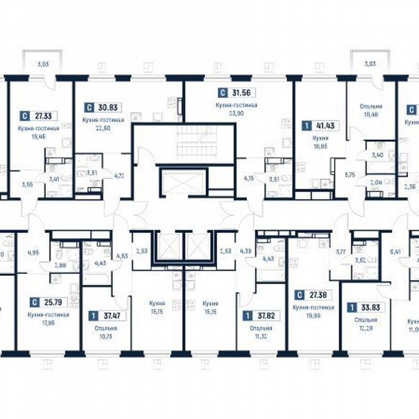 Квартира-студия, 23,3 м², 5/18 эт.