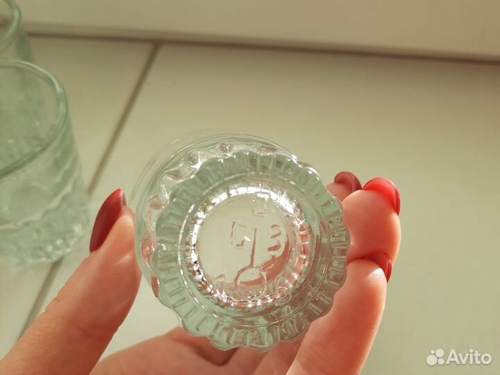 Хрустальные стеклянные рюмки советские СССР